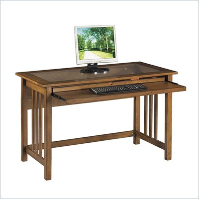 Office Star Mission Computer Desk in Oak