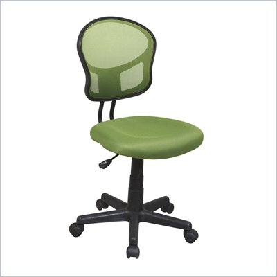 Office Star OSP Designs Seating Mesh Task Chair in Green