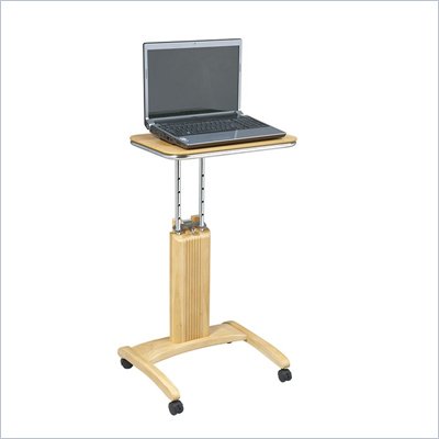 Office Star Precision Laptop Stand in Maple