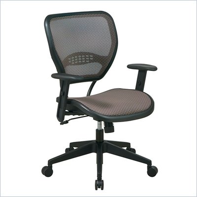 Office Star SPACE Collection: Air Grid Mesh Back and Seat Deluxe Task Chair