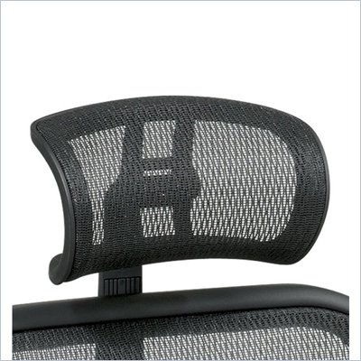 Office Star SPACE Breathable Mesh Headrest in Black (Fits 818 Only)