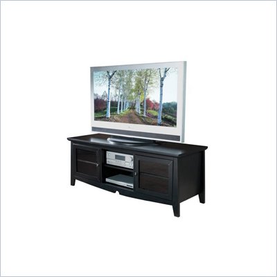 Office Star 60 Inch Plasma LCD Black TV Stand
