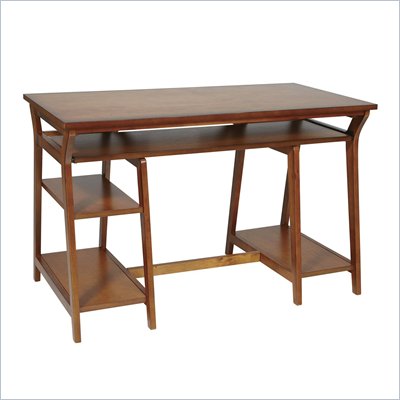Office Star Double Pedestal Trestle Desk