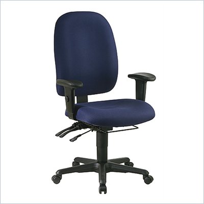 Office Star Dual Function Ergonomic Office Chair with Seat Slider