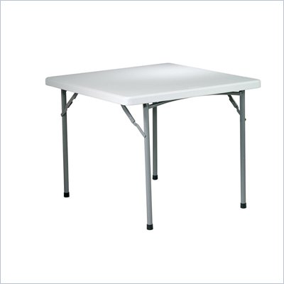 Office Star 36 in. Square Resin Table