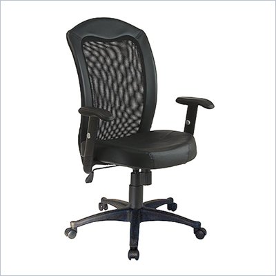 Office Star Black Screen Back Desk Office Chair