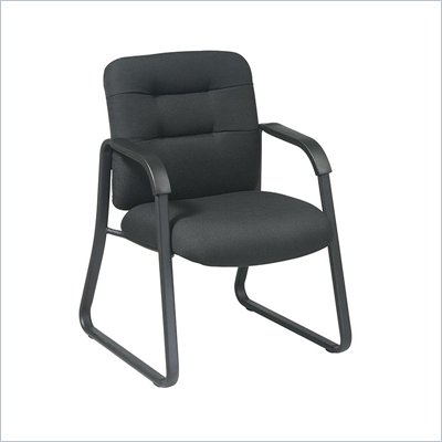 Office Star Distinctive Conference/Visitors Chair in Black Fabric