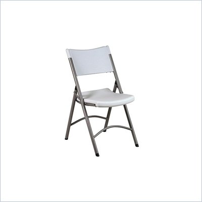 Office Star Blow-Molded Resin Folding Chair (Set of 4)