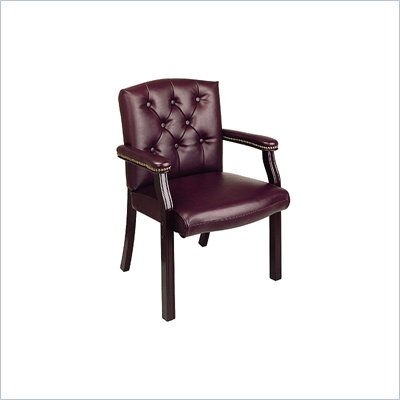 Office Star Traditional Visitors Chair with Padded Arms