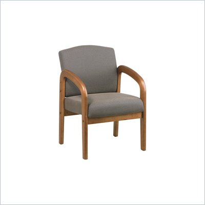 Office Star Medium Oak Finish Visitors Chair (special order)