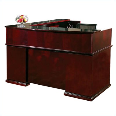 Office Star Mendocino Reception Station with Return