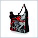 Phil and Ted's Diddie Graffiti Baby Bag in Red with Black Mini