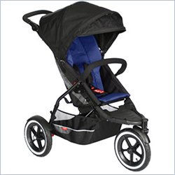 Phil and Ted's Inline Explorer Buggy Stroller in Navy w/ Padded Seat Liner