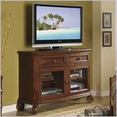 Riverside Furniture Cape May TV Stand in Chadwick Cherry