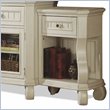 ADD TO YOUR SET: Riverside Furniture Cape May Right End Unit-For TV Stand in Seaspray White