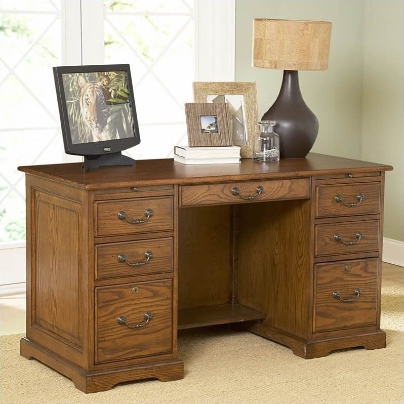 Riverside Furniture Seville Square Flat Top Desk