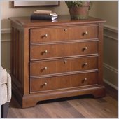 Riverside Furniture American Crossings Lateral File Cabinet in Fawn Cherry