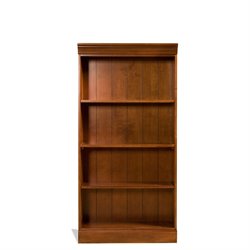 Riverside Furniture Crossings Small Bookcase in Fawn Cherry