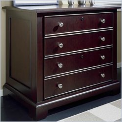 Riverside Furniture Crossings Lateral File Cabinet in Espresso