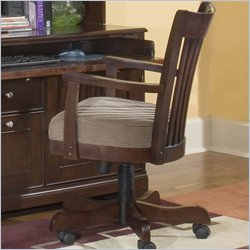 Riverside Furniture Crossings Bankers Desk Chair in Espresso