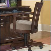 Riverside Furniture Crossings Bankers Desk Chair in Espresso