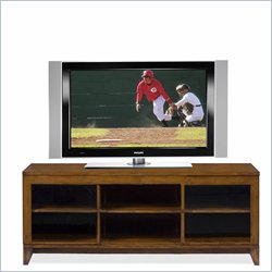 Riverside Furniture Escapade 60 Inch TV Stand-Open in Sweet Rosy Brown