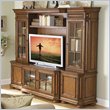 Riverside Furniture Seville Square Warm Oak 48 Inch TV Stand Entertainment Wall System