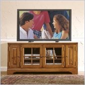 Riverside Furniture Visions 60 Inch TV Stand in Medium Distressed Oak