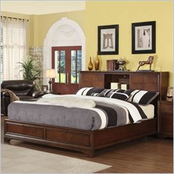 Riverside Furniture Bella Vista Storage Platform Bed in Warm Transitional Cherry Finish