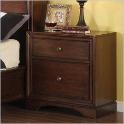 Riverside Furniture Bella Vista 2 Drawer Nightstand in Warm Transitional Cherry Best Price