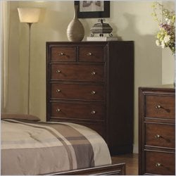 Riverside Furniture Bella Vista 6 Drawer Chest in Warm Transitional Cherry Finish Best Price