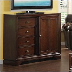 Riverside Furniture Bella Vista Entertainment Chest in Warm Transitional Cherry Best Price