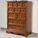 Riverside Furniture Delcastle 5 Drawer Chest in Antique Irish Pine