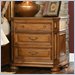 Riverside Furniture Seville Square 3 Drawer Nightstand in Distressed Warm Oak