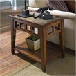 ADD TO YOUR SET: Riverside Andorra Side Table in Eden Burnished Cherry
