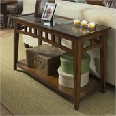 Riverside Andorra Sofa Table in Eden Burnished Cherry