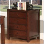 Riverside Furniture Avenue File Cabinet in Dark Cherry Finish