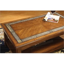 Riverside Craftsman Home Rectangle Coffee Table