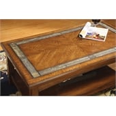 Riverside Craftsman Home Rectangle Coffee Table