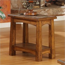 Riverside Craftsman Home Chairside Table