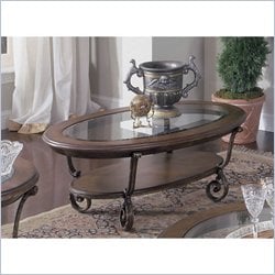 Riverside Fortunado Oval Coffee Table