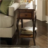 Riverside Serena Chairside Table-Wood Top