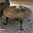 ADD TO YOUR SET: Riverside Stone Forge Round Coffee Table