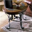 ADD TO YOUR SET: Riverside Stone Forge Round End Table