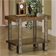ADD TO YOUR SET: Riverside Furniture Sierra Chairside Table in Landmark Worn Oak