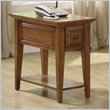 ADD TO YOUR SET: Riverside Furniture Oak Ridge Chairside End Table in Warm Oak