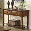 ADD TO YOUR SET: Riverside Furniture Oak Ridge Sofa Table in Warm Oak