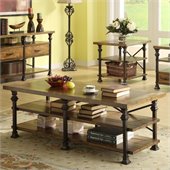 Riverside Lennox Street  Cocktail Table in Landmark Worn Oak
