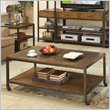 ADD TO YOUR SET: Riverside West End Rectangular Cocktail Table in Heirloom Russet