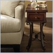 ADD TO YOUR SET: Riverside Delacourt Wood Top Chairside Table in Highlands Cherry